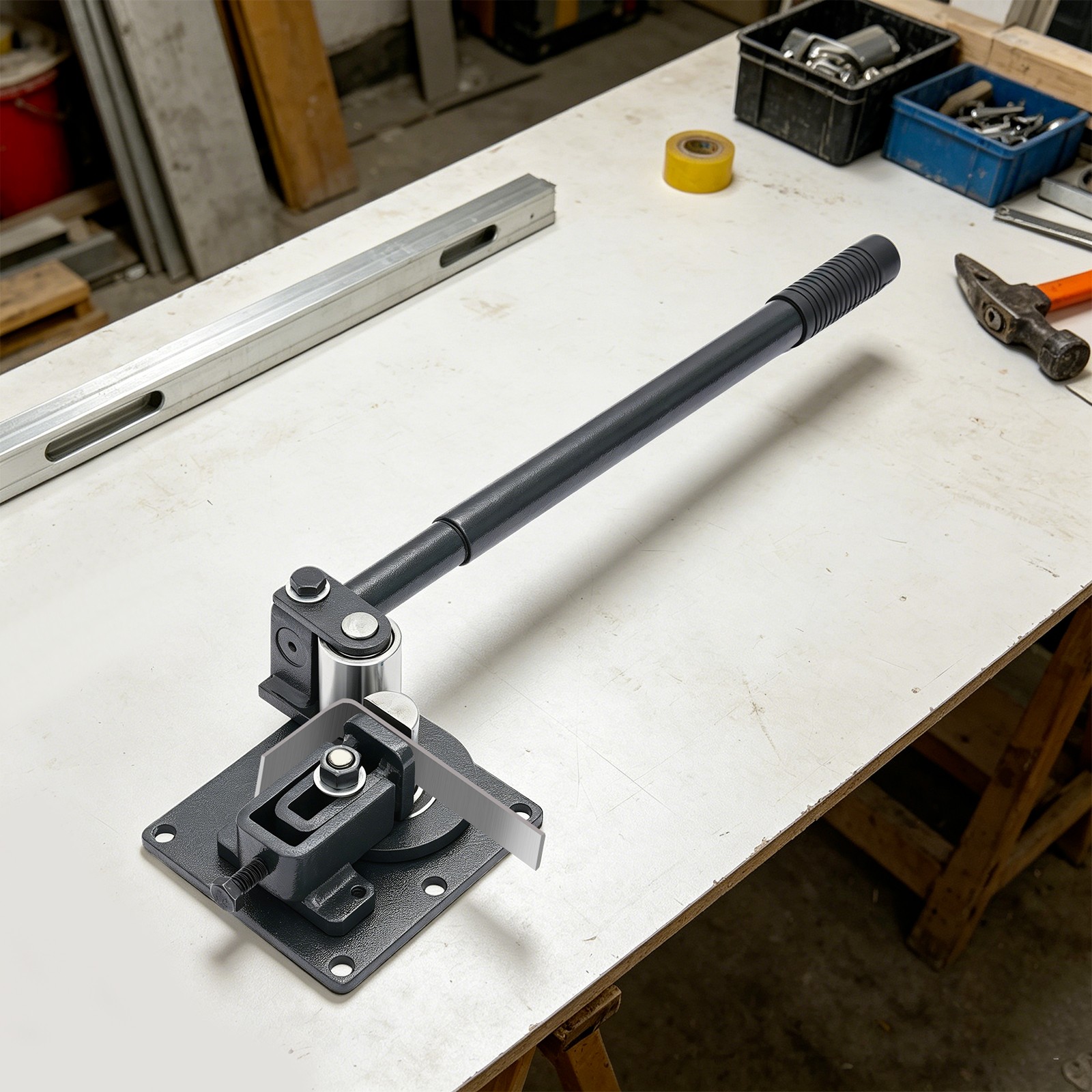Manual Flat Bar Bender, Sheet Metal 90° Bending Tool, Flat Metal Bending Tool