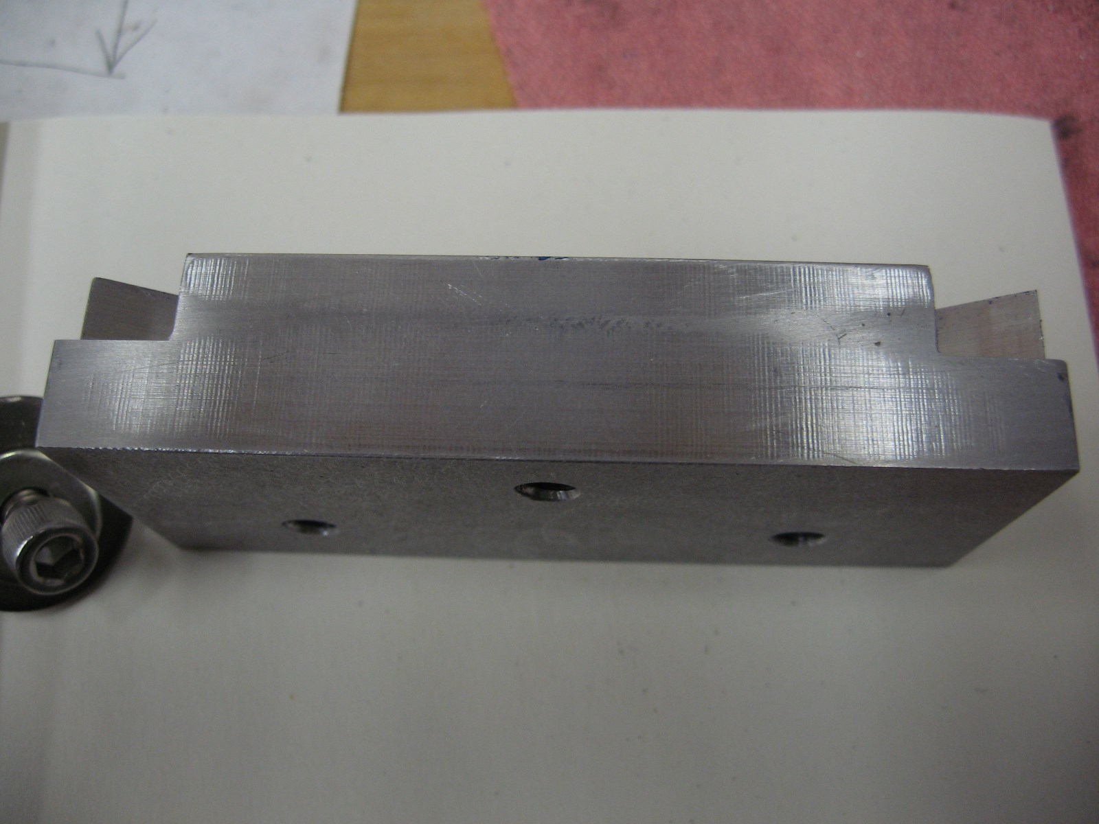 Lathe Tool Bit Grinding Jig, 60 Degree Grinding Jig for 3/8″ Thread Cutting Bits