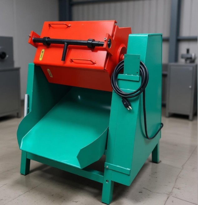 Heavy-duty 60L Rotary Tumbler Polisher for Metal Parts Finishing&Deburring 110V
