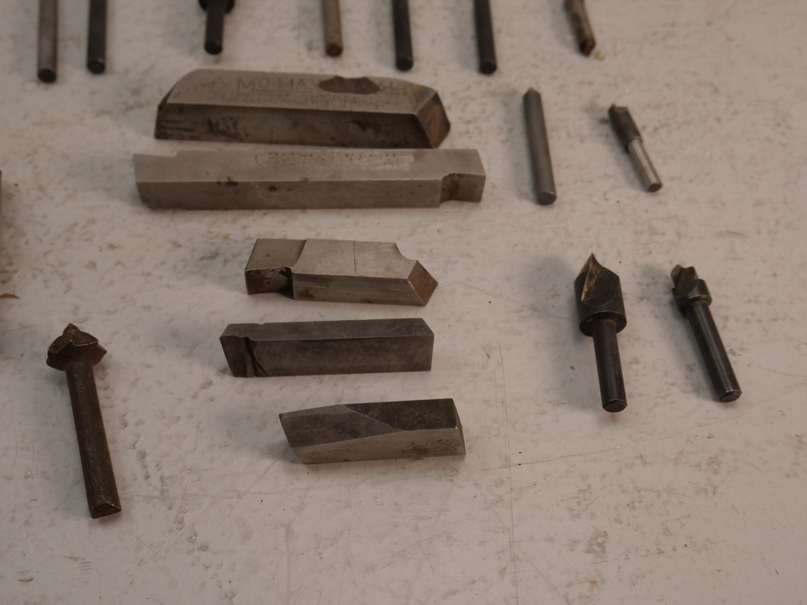 Machinist Tool Lathe Mill Lot Ford Severence HS Carbide Cutting Bits