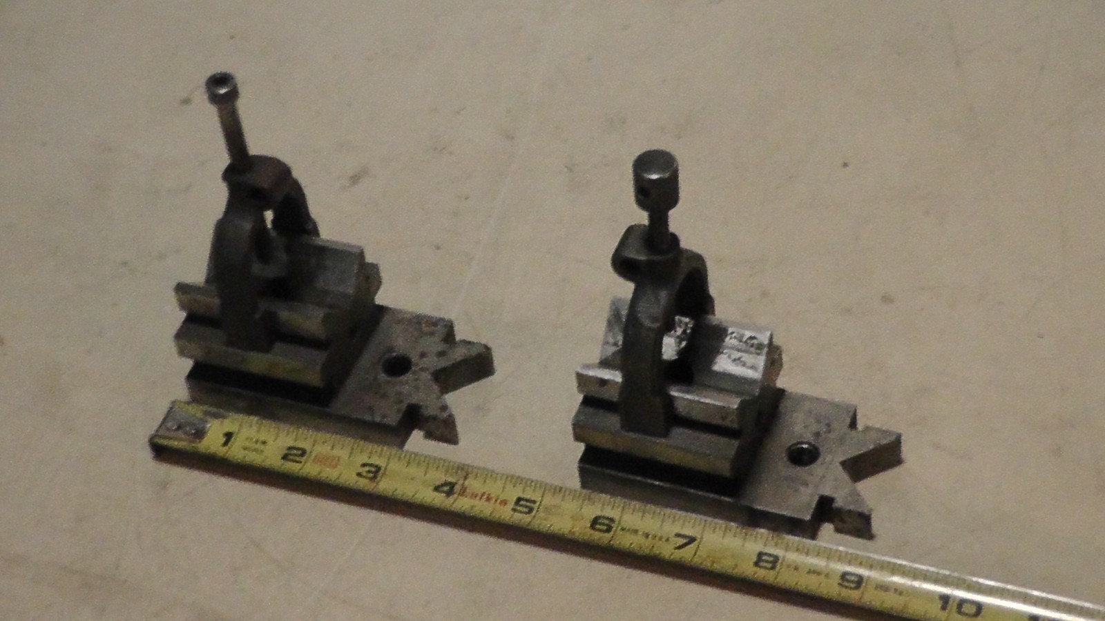 2x Unbranded V-Block and Clamp Set Tool Maker Machinist, Used