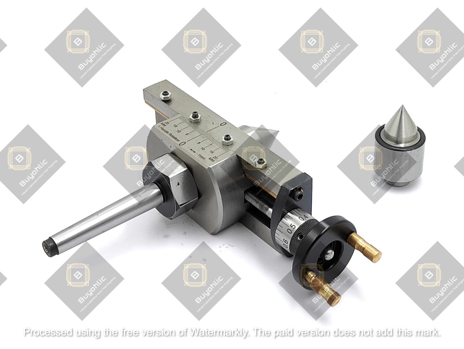 Taper Turning Attachment for Lathe Tailstock with Live & Dead Center Options