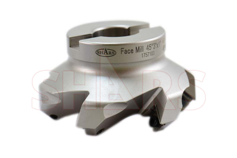 CNC 3″ 45° Indexable Face Mill SEHT 43 Insert 6FL W/Certificate P[