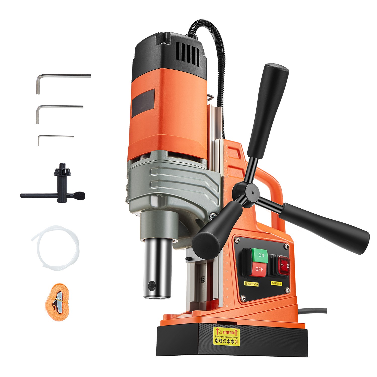 Uimoso Magnetic Drill 1300W 2922lbf/13000N Portable Mag Drill Press 810RPM