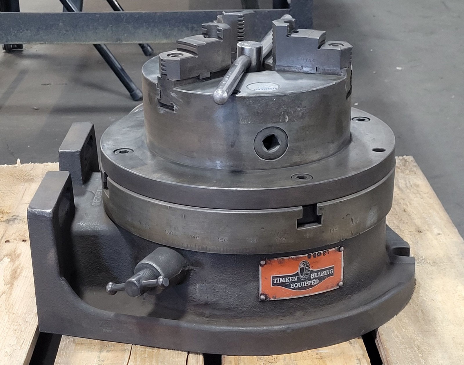 Universal Horizontal/Vertical Rotary Table w/ 8in 3-Jaw Chuck