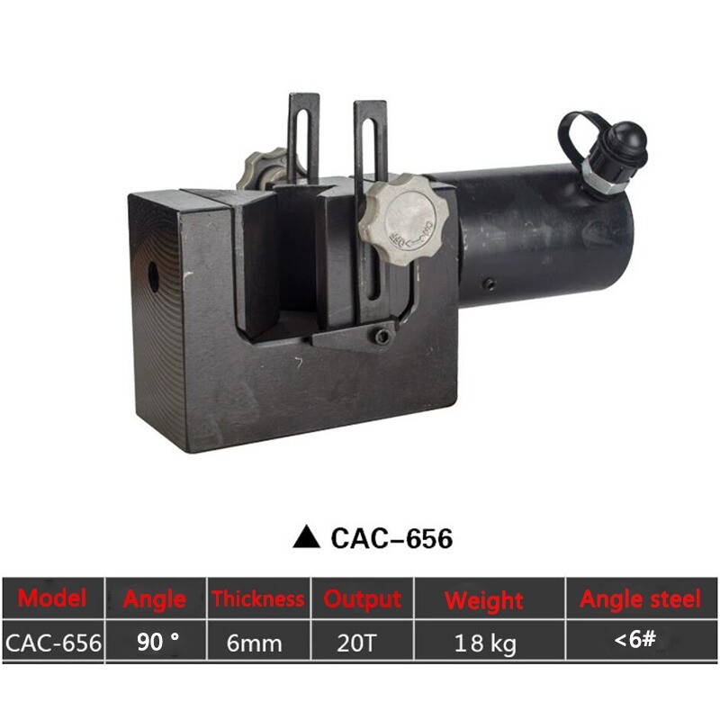 CAC-656 Electric Hydraulic Angle Steel 90° Bending Machine Angle Iron 90° Bender