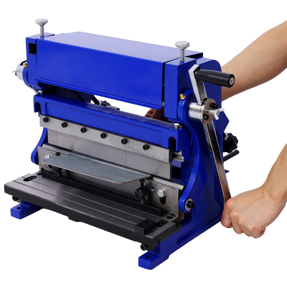 12″ 3-In-1 Sheet Metal Machine, Shear Brake Slip Roll, 20-Gauge