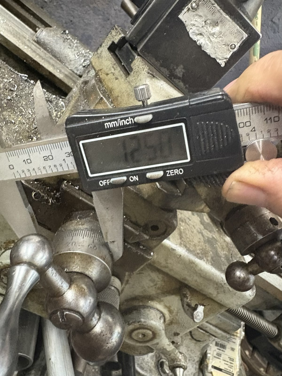 South Bend 10L lathe Cross Feed Large 3″ dial, easy read (Fits over 1.25″ dial)