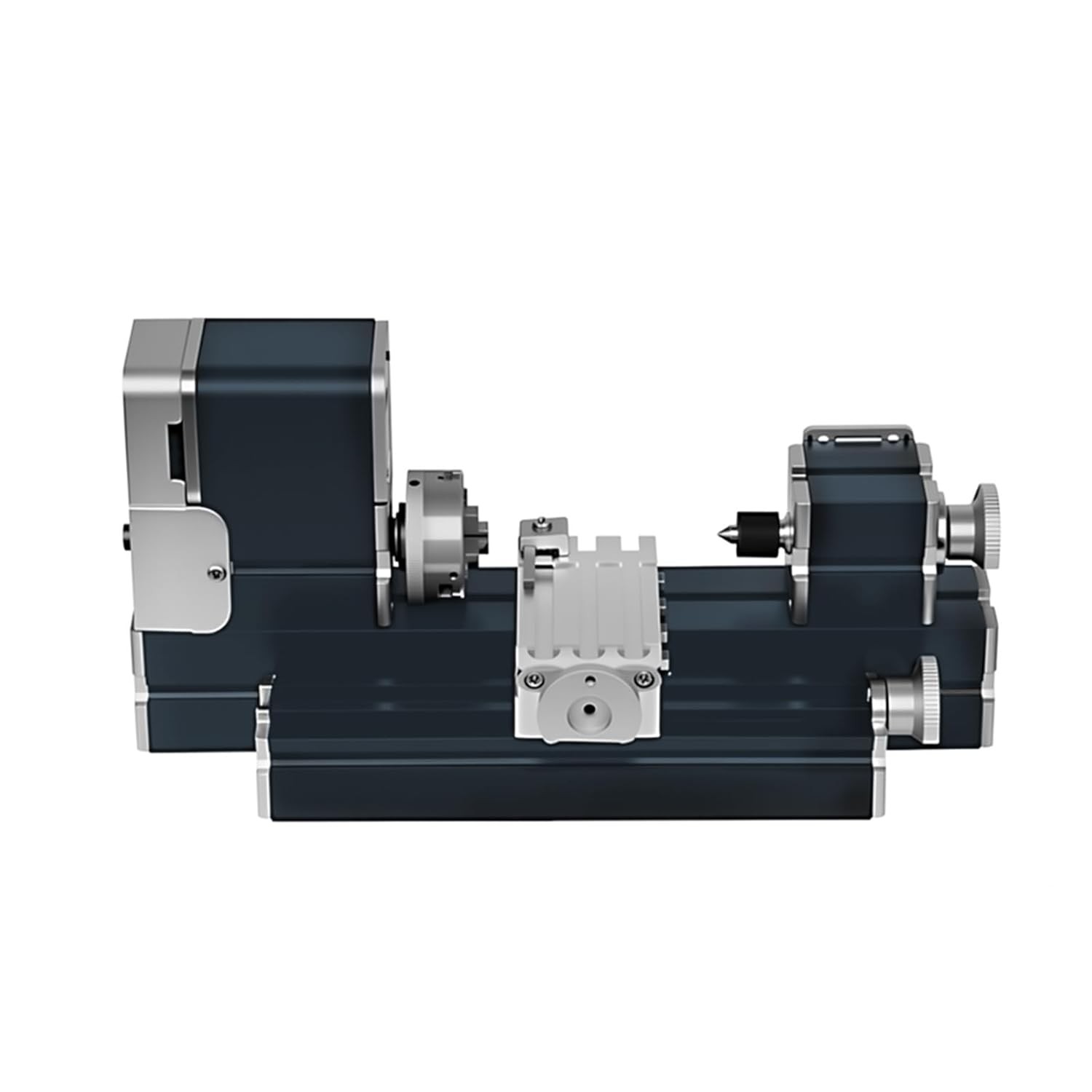 All-Metal Mini Lathe Machine, 20,000RPM 36W with 0.02mm Molded Scale – Small 310