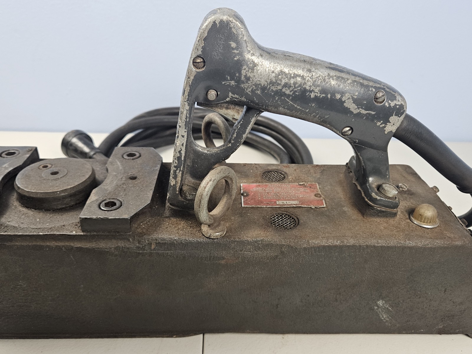 Black & Decker 741 Two Speed Magnetic Drill Press Magnet Stand Base Tested Works