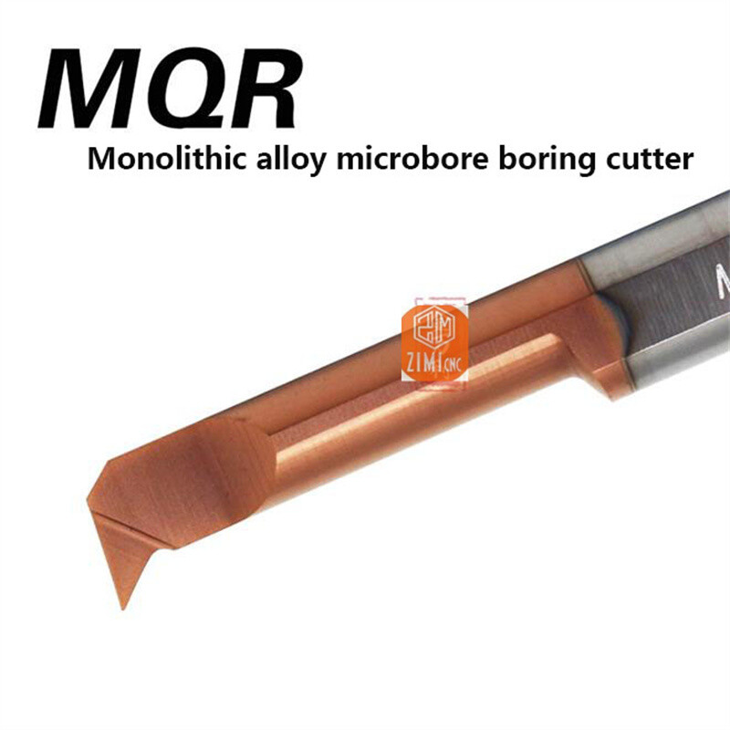 Monolithic alloy microbore boring cutter MQR 93° 3 5 6 8 R0.15 0.2 L10 22 27