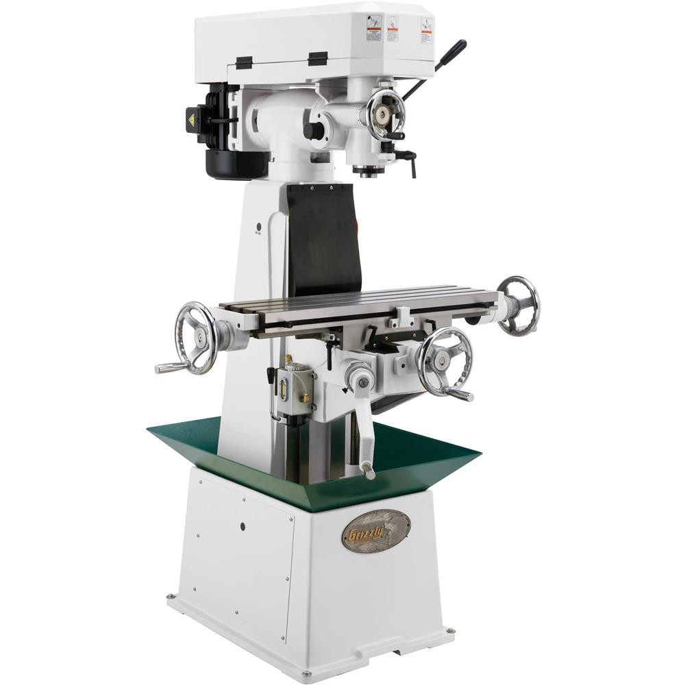 G0731 8″ x 30″ 1-1/2 HP Vertical Mill with Power Feed