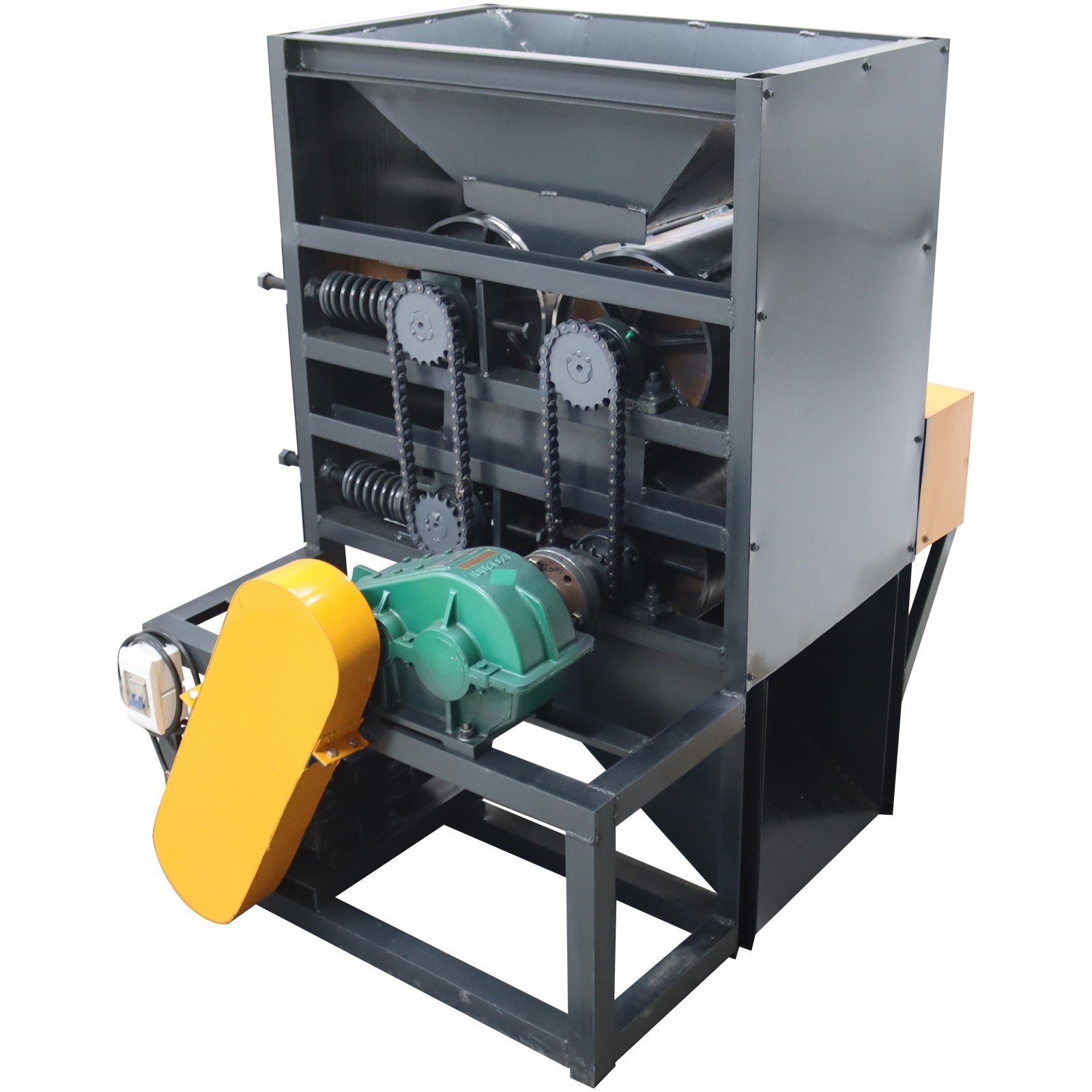 220V all-Aluminum Zip-Top Cans Flattening Machine Recycling Waste 80-120kg/h 4KW
