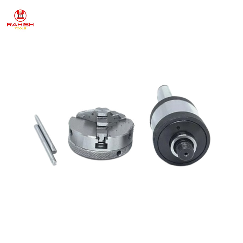 3MT Revolving Center MT3 Shank 3 Jaw 65mm 2-1/2″ Lathe Mini Chuck Self Centering