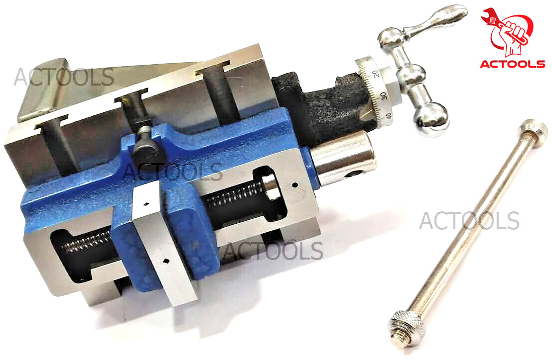 New Lathe Vertical Milling Slide Fixed Base 4″ X 5″ With 2″ Self Centering Vise