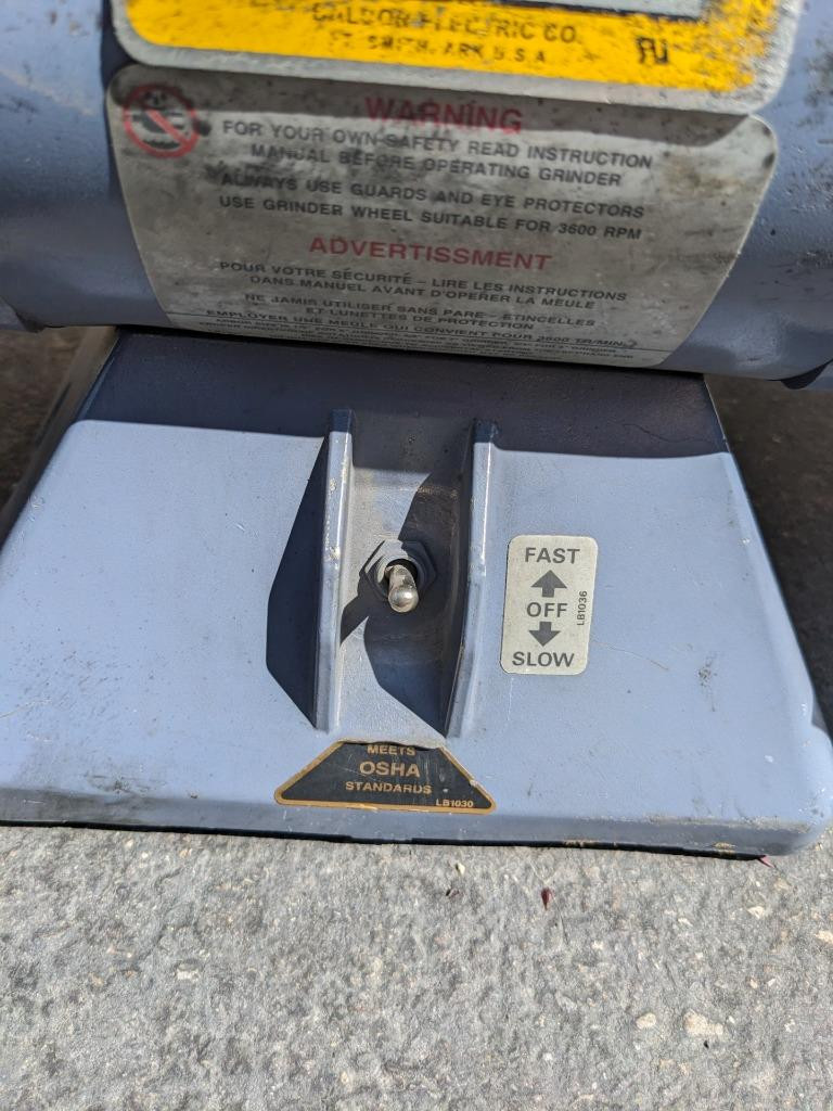 BALDOR 7312D 3600/1800RPM 1PH 115V INDUSTRIAL GRINDER DAMAGED NEW KSLR