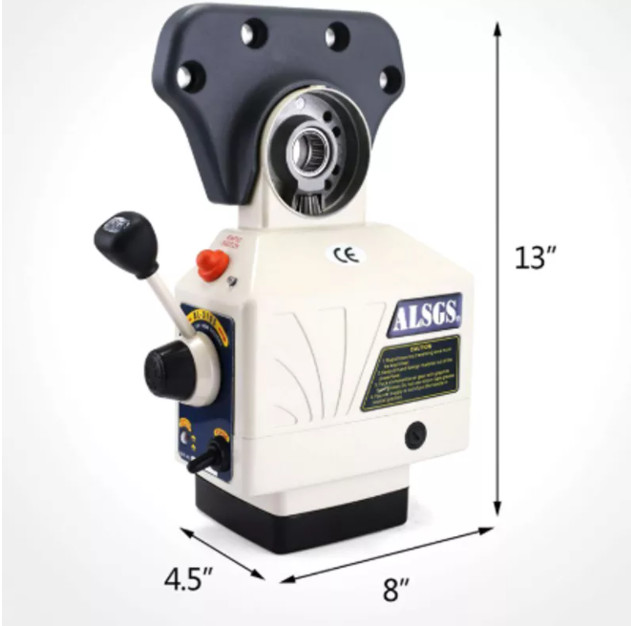 AL-310S 110V / 220V Milling Machine Power Feed 450 in-lb Power Feed Machinery