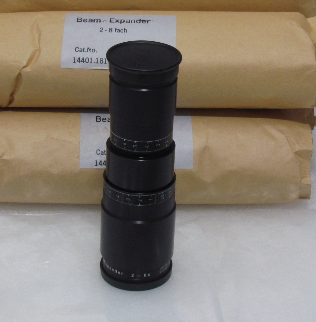 NEW Rodenstock/Linos Laser Beam-Expander 1064nm,2-8X,4mm to 31mm,4401-181-000-20