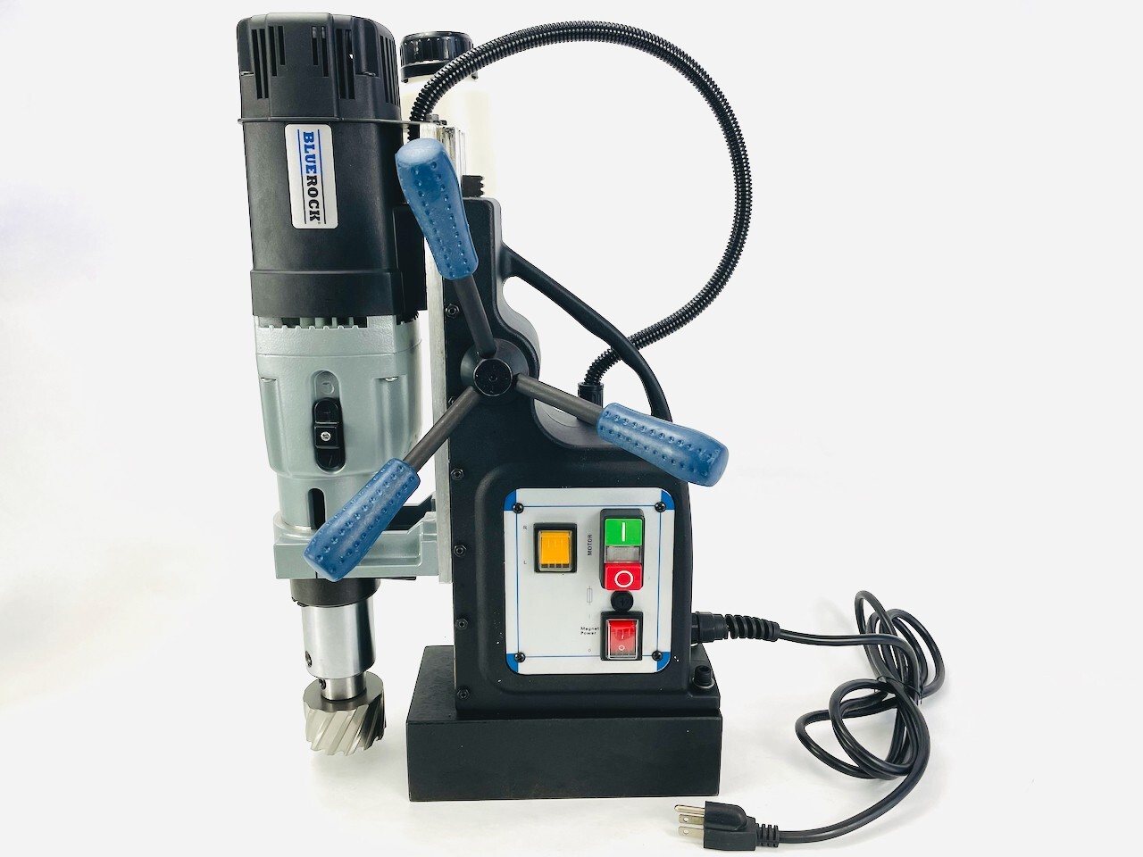 BLUEROCK TYP-75 Magnetic Mag Drill Press 2-Speed Reversible fits Hougen Cutters