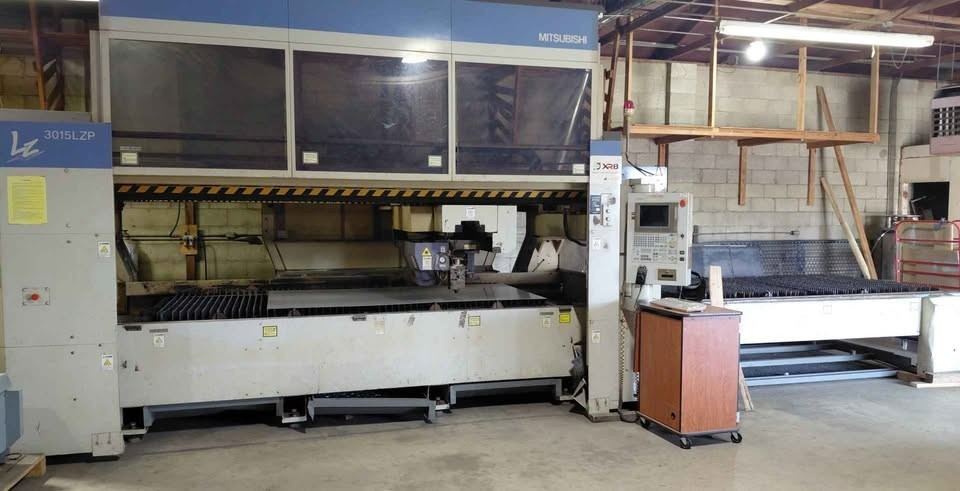 Mitsubishi LZP CO² Laser cutting machine