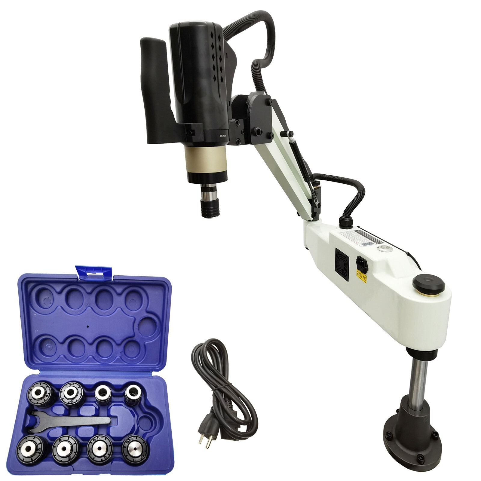 220V 1200W M3-M20 Universal 360° Electric Touch Screen Tapping Machine 1-500RPM