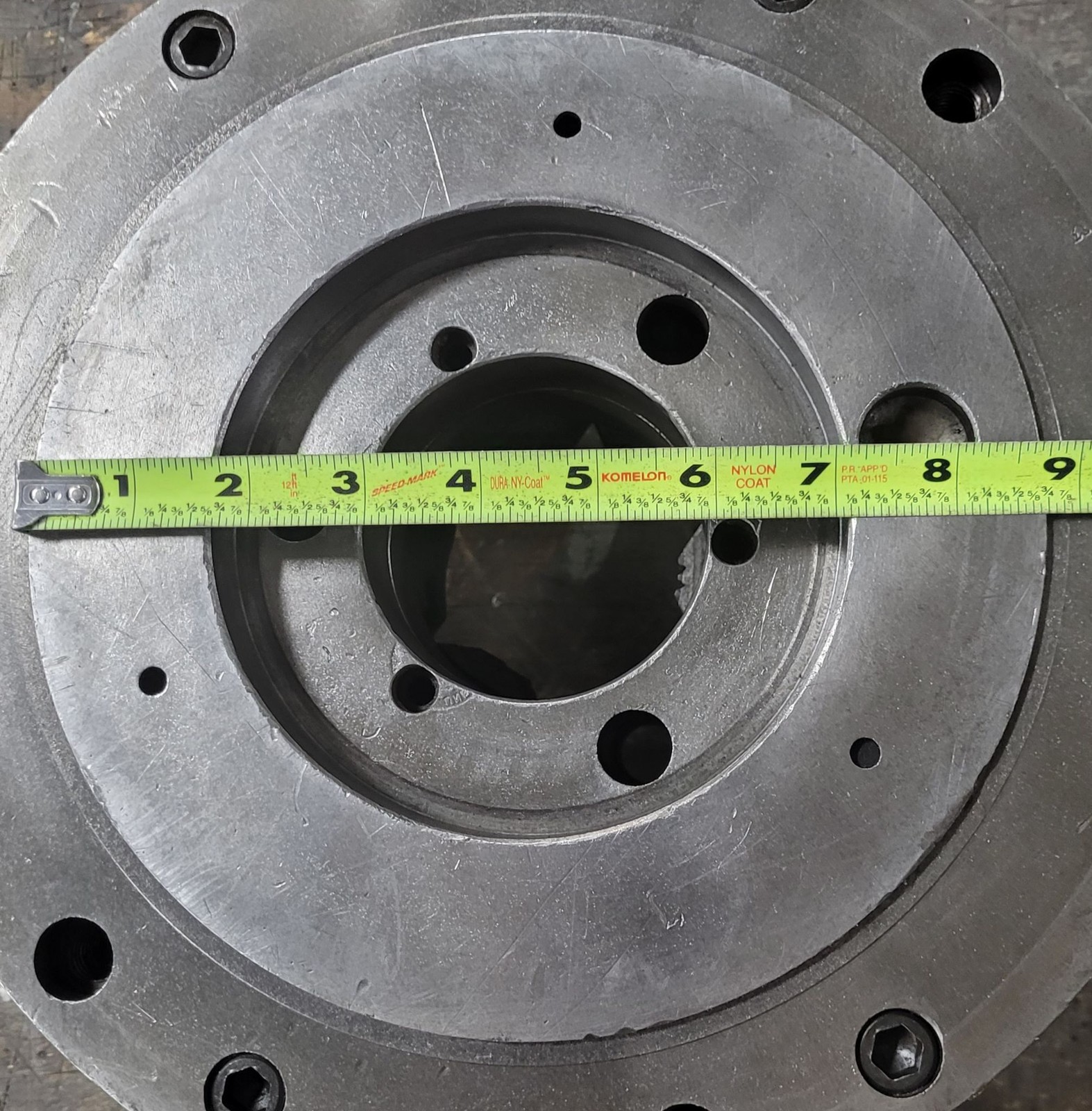 12in Cushman Lathe Chuck – 3 Jaws A1-8 Back