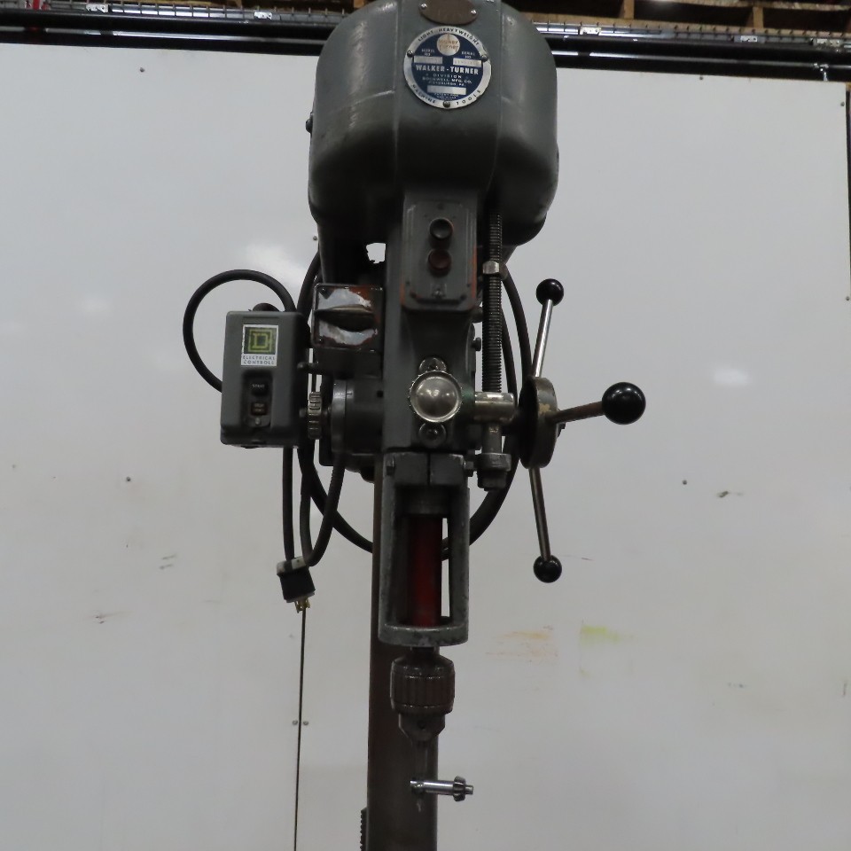 Walker Turner 1100 Variable Speed 20″ Vertical Drill Press 208-230/480V 3Ph 1Hp