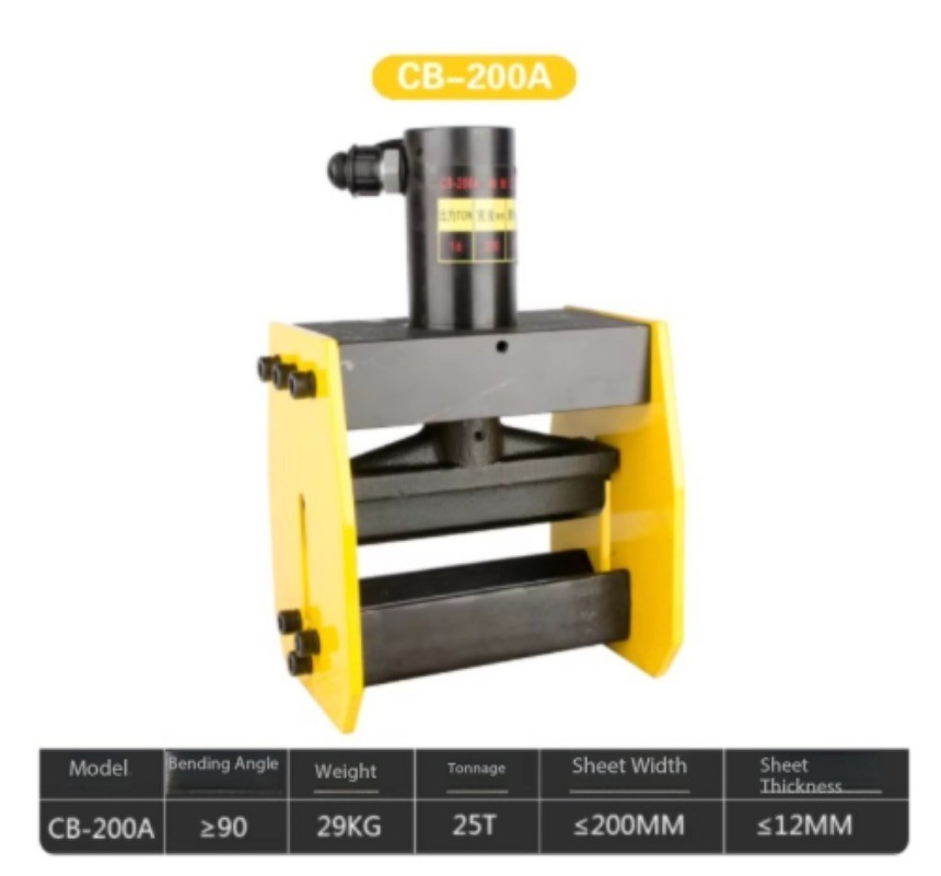 Hydraulic Busbar Bending Machine with Detachable Copper Busbar and Flat Iron