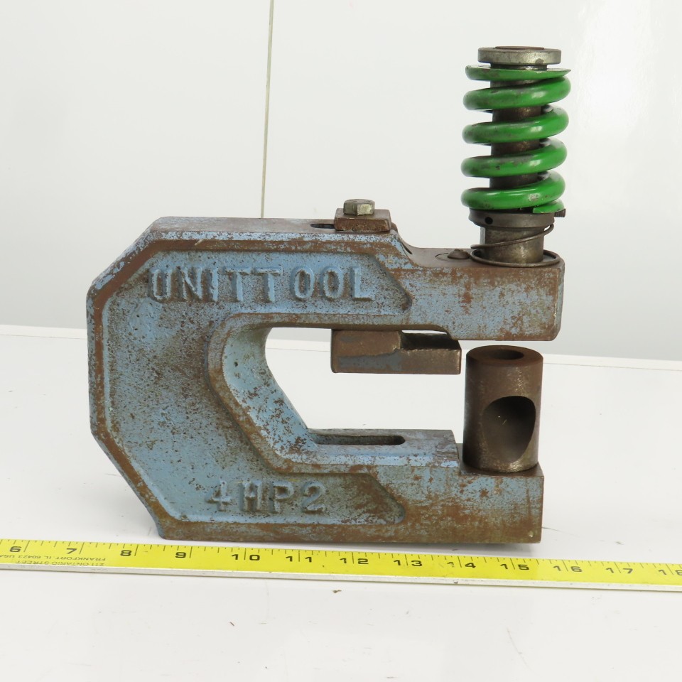 UnitTool 4HP-2 2-1/4″ x 4″ Throat C-Frame Punch Die Tooling Press Brake