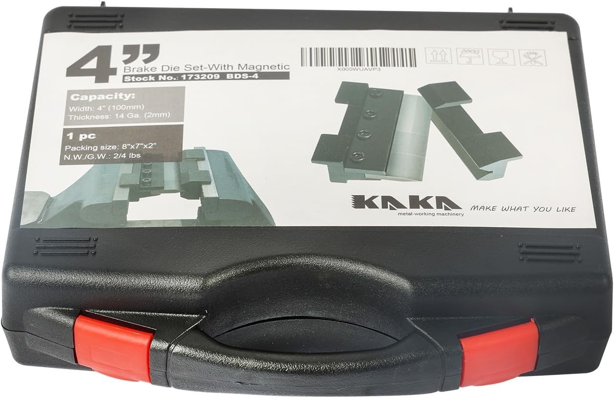 BDS-4 Metal Brake Bender – 4 Inch Magnetic Vise for 14 Gauge Steel & Aluminum