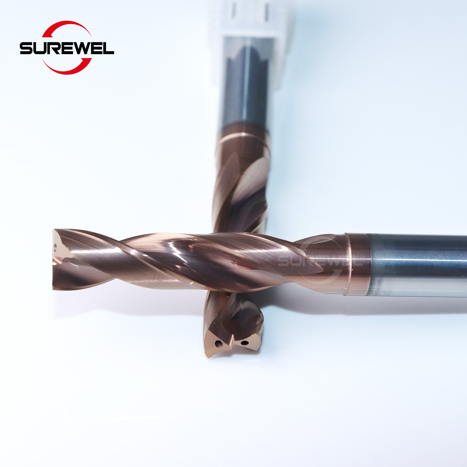 Coolant Hole Coated Solid Flat Bottom Drill 3mm-14mm Twist whit Stainless steel