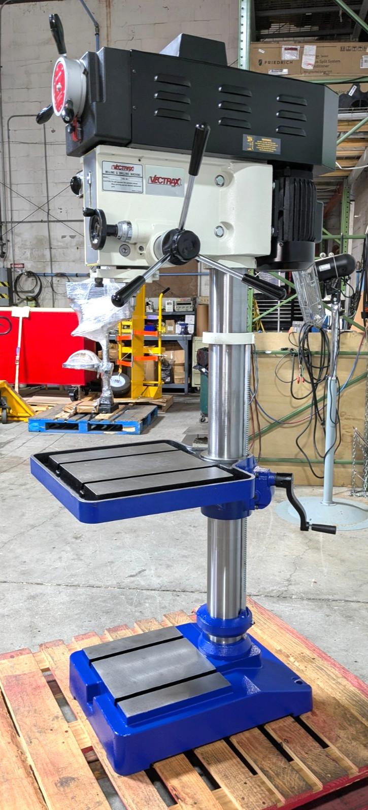 VECTRAX RF-401VS/1VTX 20" Drill Press 1-1/2HP 220V *Needs Electrical Re
