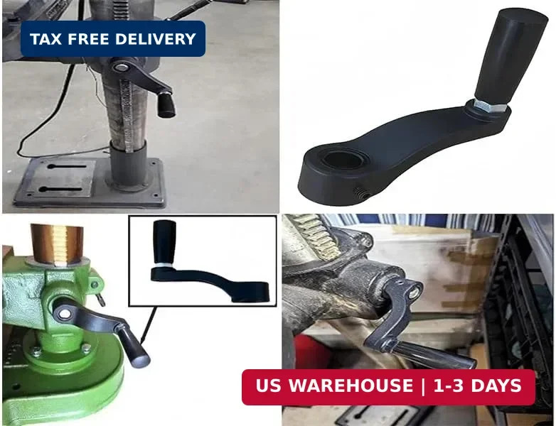 ]10601009A1 Drill Press Crank Handle 360 Free Rotation Part Compatible with