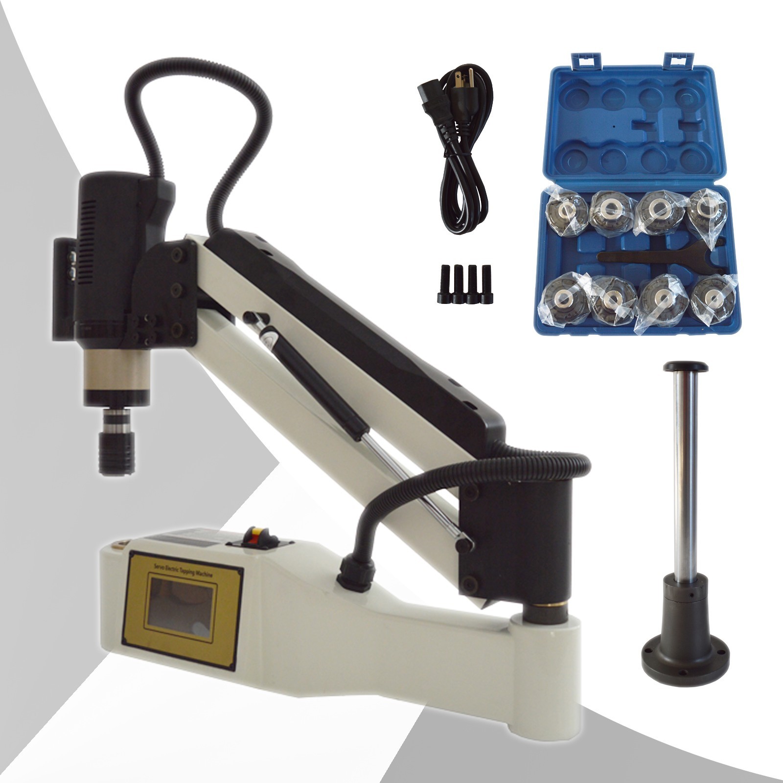 Electric Tapping Machine (220V, M6-M30, 1200W, 200RPM, Universal 360°)