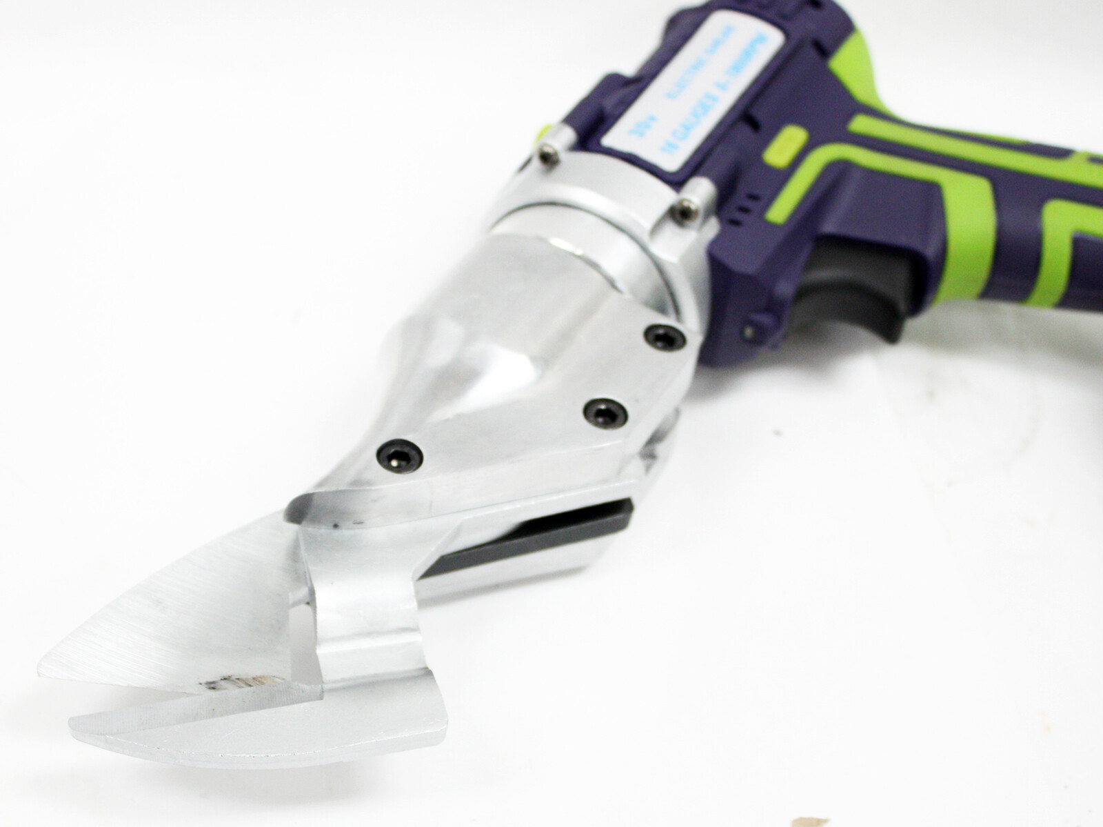 16 Gauge Metal Sheet Shear Cutter Scissor Electric Cordless 30Volt W/2 Batteries