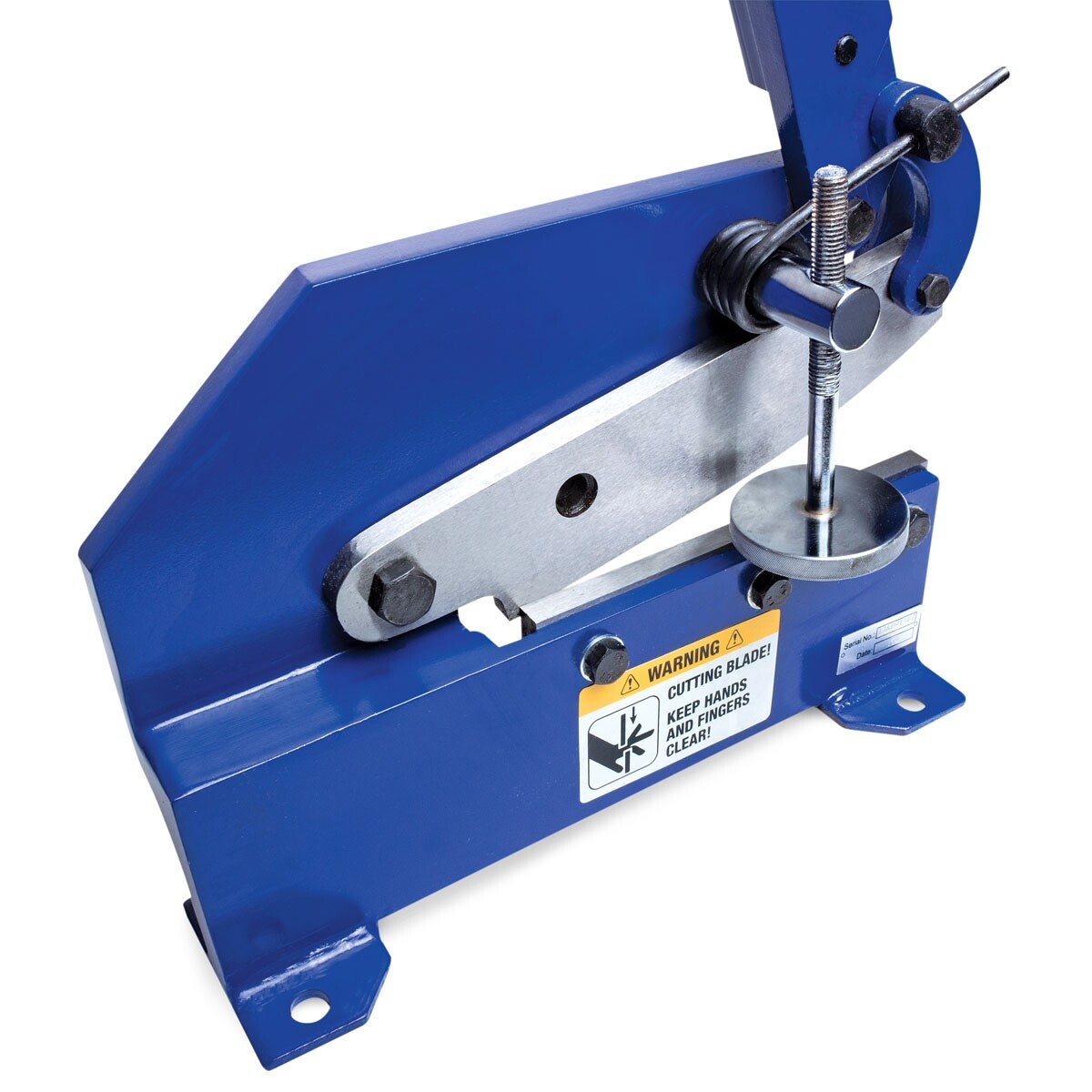 Eastwood 8″ Throatless Bench Shear Cutter Solid Steel for Perfect Straight Lines