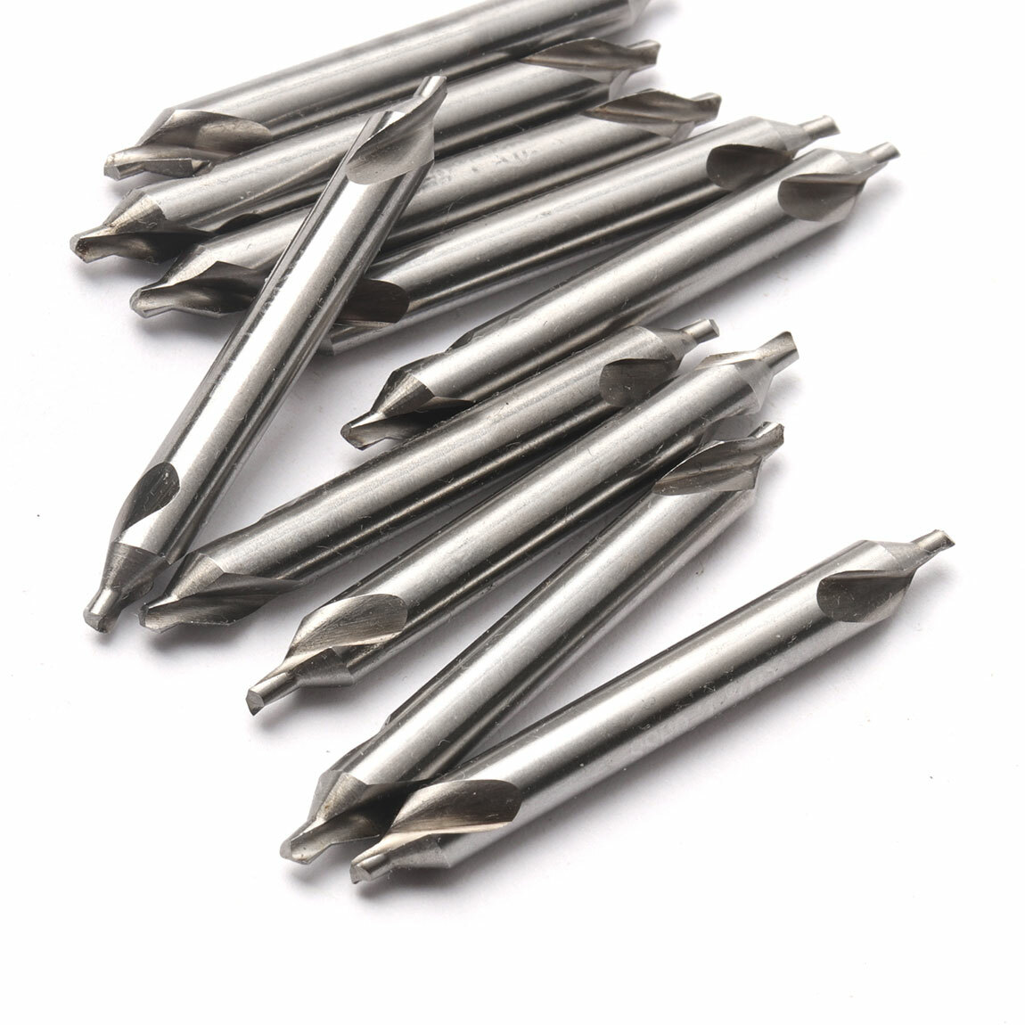 10PCS HSS 60 Degree Countersink Drill Bit Set, 3.0mm Center Hole Tool for Metal