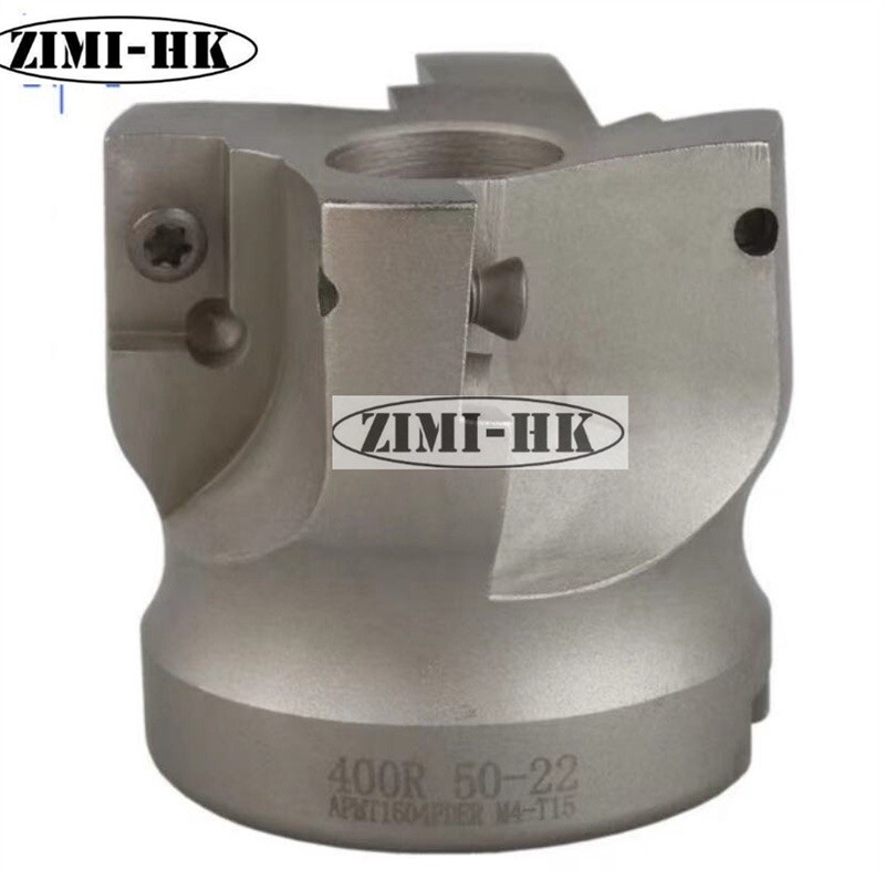 400R 50-22 80-27 6T face milling CNC right Angle end mills for APMT1604 blades