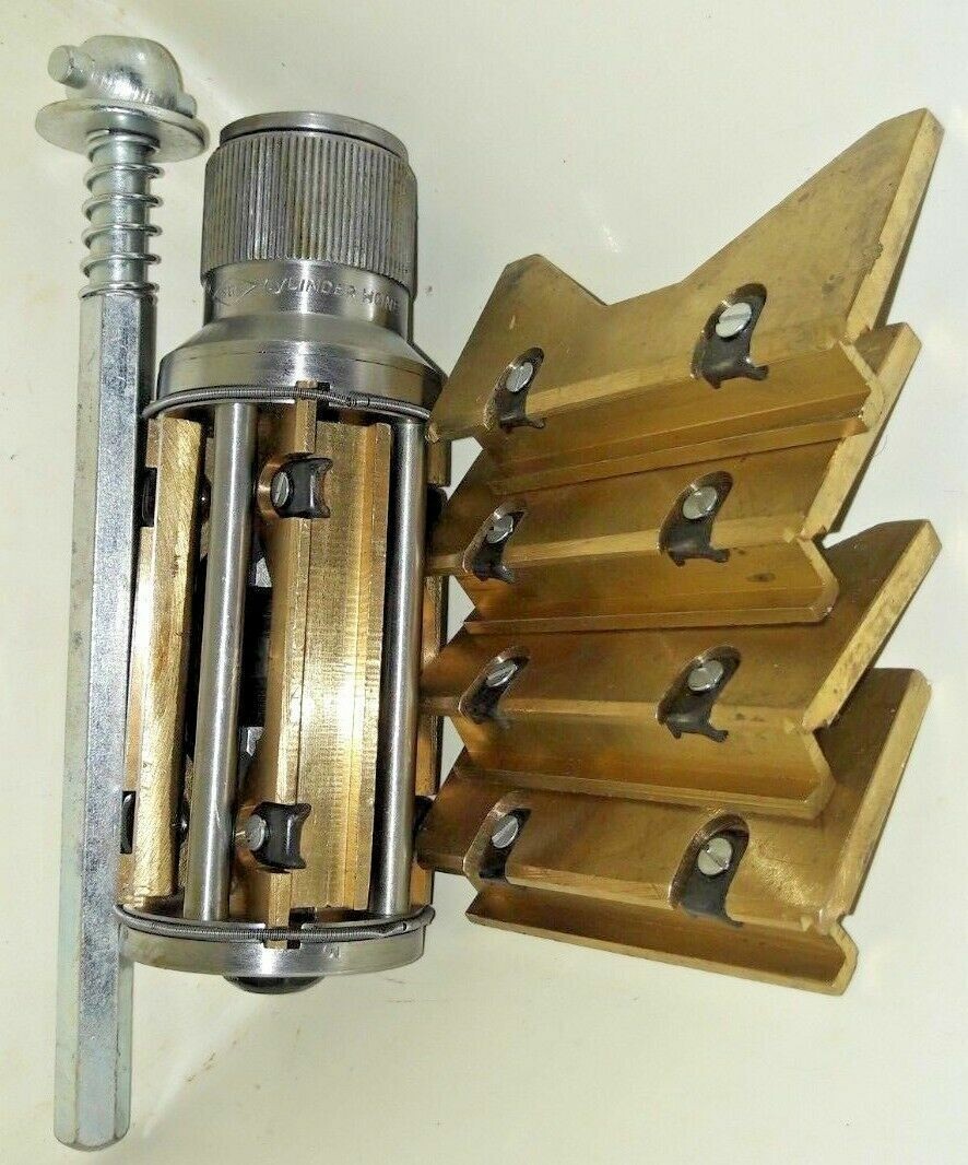 Engine Block Clyinder Hone Tool Expanding size 2.500″ to 5.500″ + 4 Set of Stone