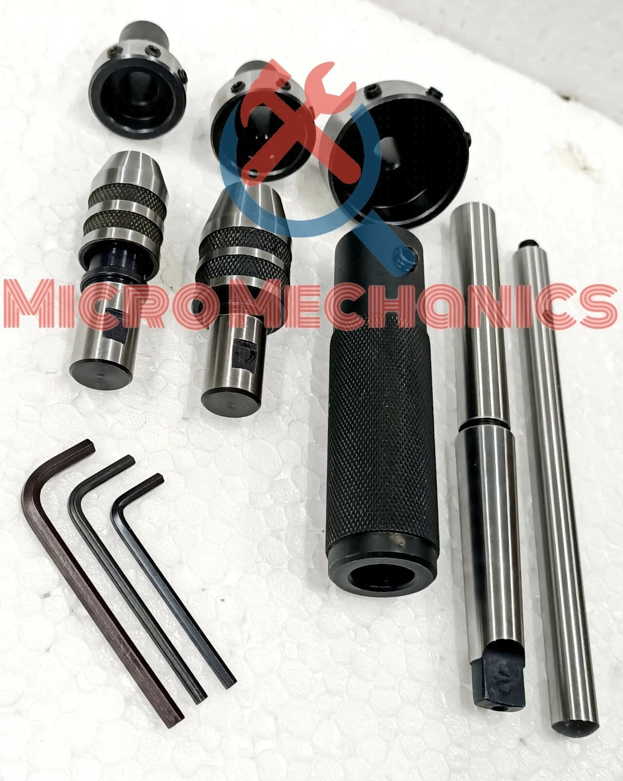 3MT Lathe Tailstock Tap And Die Holder set Sliding Floating Type MT3 Shank INCH