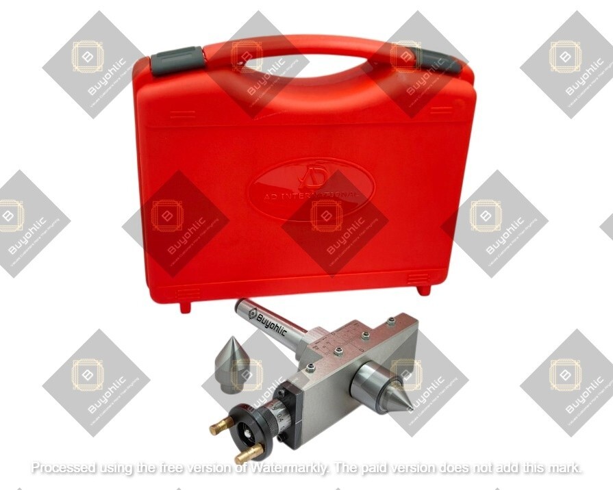 Taper Turning Attachment for Lathe Tailstock w/Live & Dead Center Options-W/ Box