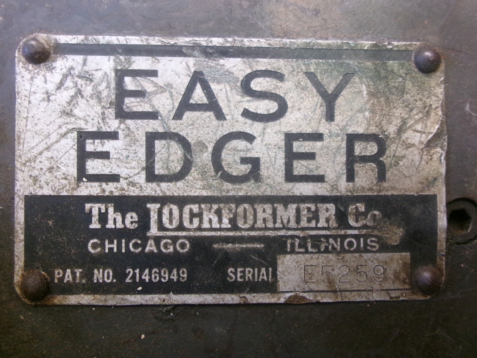 LOCKFORMER EASY EDGER – Rotary Hand Bender Manual Flanger – HVAC, Sheet Metal