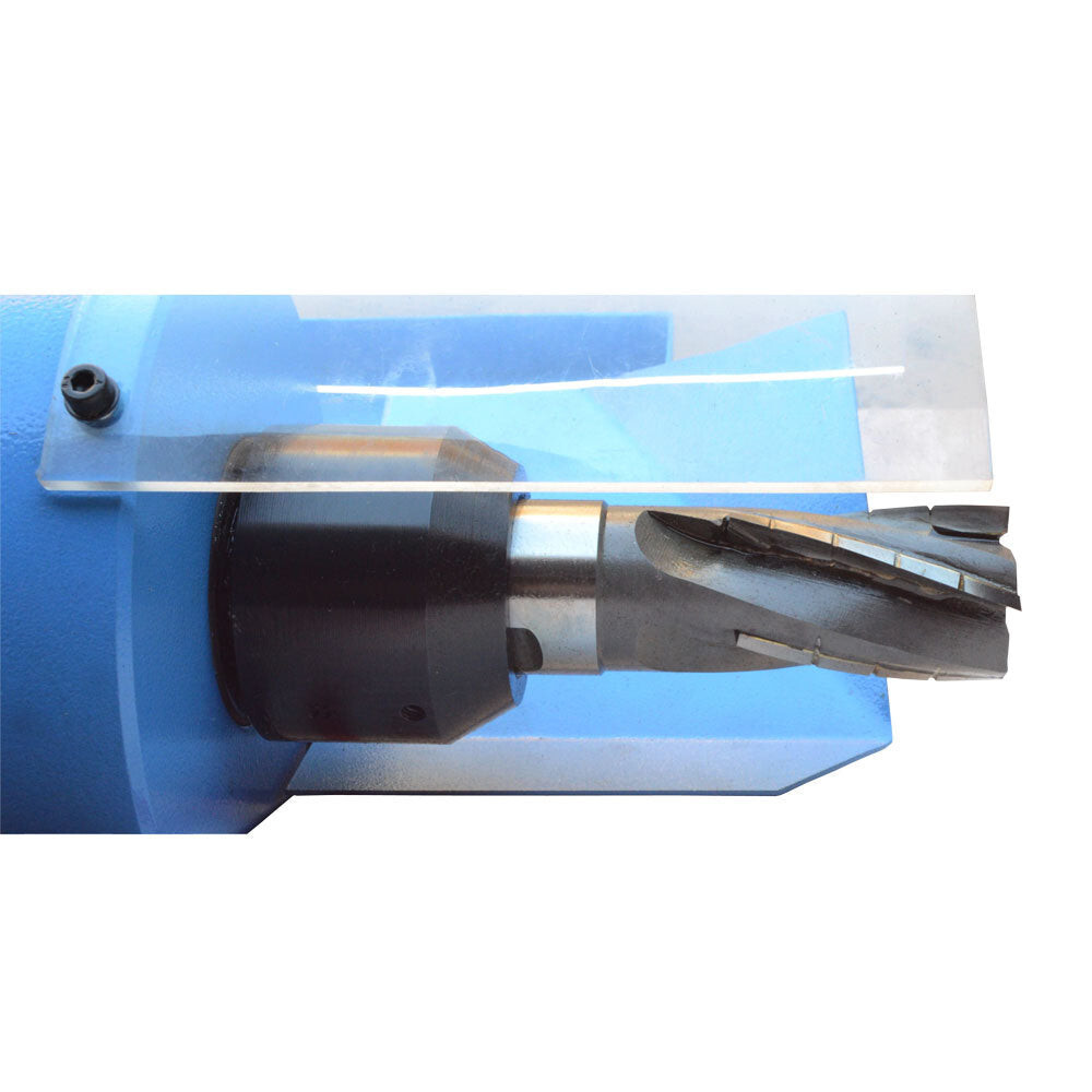 1 HP Electric Tube Pipe Notcher 1/2 to 2″ End Mill V-Block Rotary Vise 0-250 RPM
