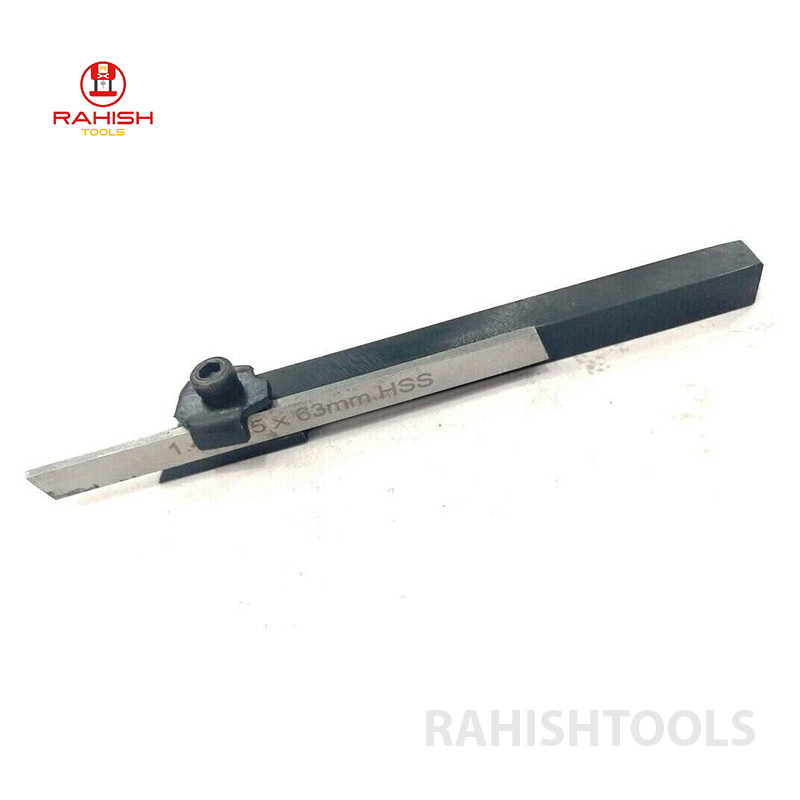 8mm Mini Parting Tool Cut Off Holder With 6 Pcs HSS Blades For Mini Lathe USA
