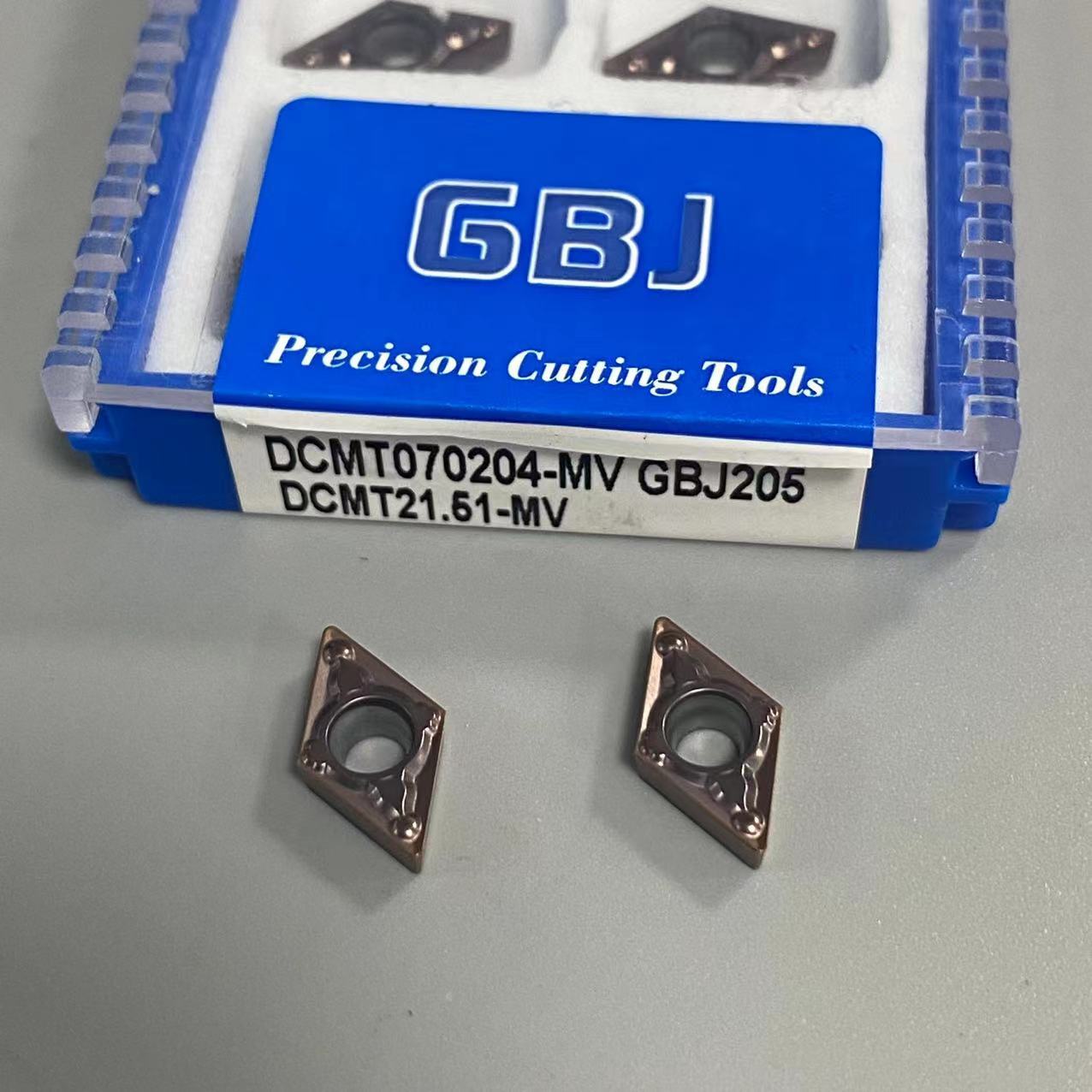 GBJ-CNC DCMT070204-MV DCMT070208-MV Stainless steel Turning insert High quality