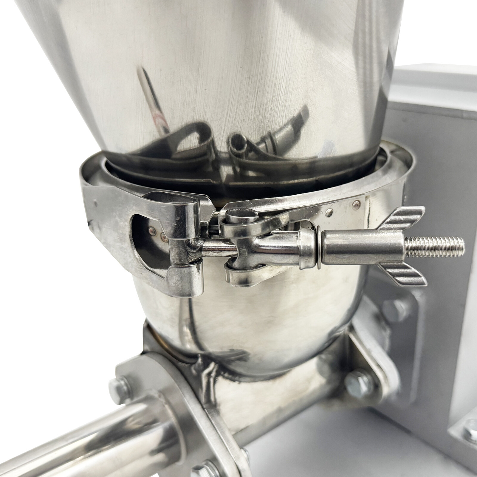 Horizontal Stainless Steel Single Screws Feeder 220V Single Phase (0.6-3kg/h)