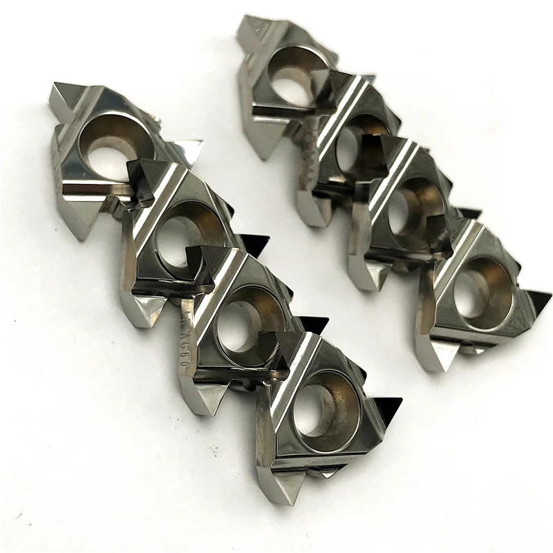 Thread Turning Inserts 16ER 16IR AG60 H01 Aluminum CNC Lathe Tool Threading