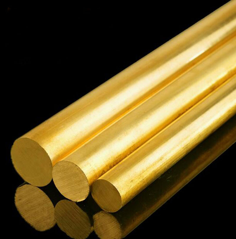3mm-50mm Dia H59 Brass Round Bar Rod For DIY Handle Length Material 100mm-300mm