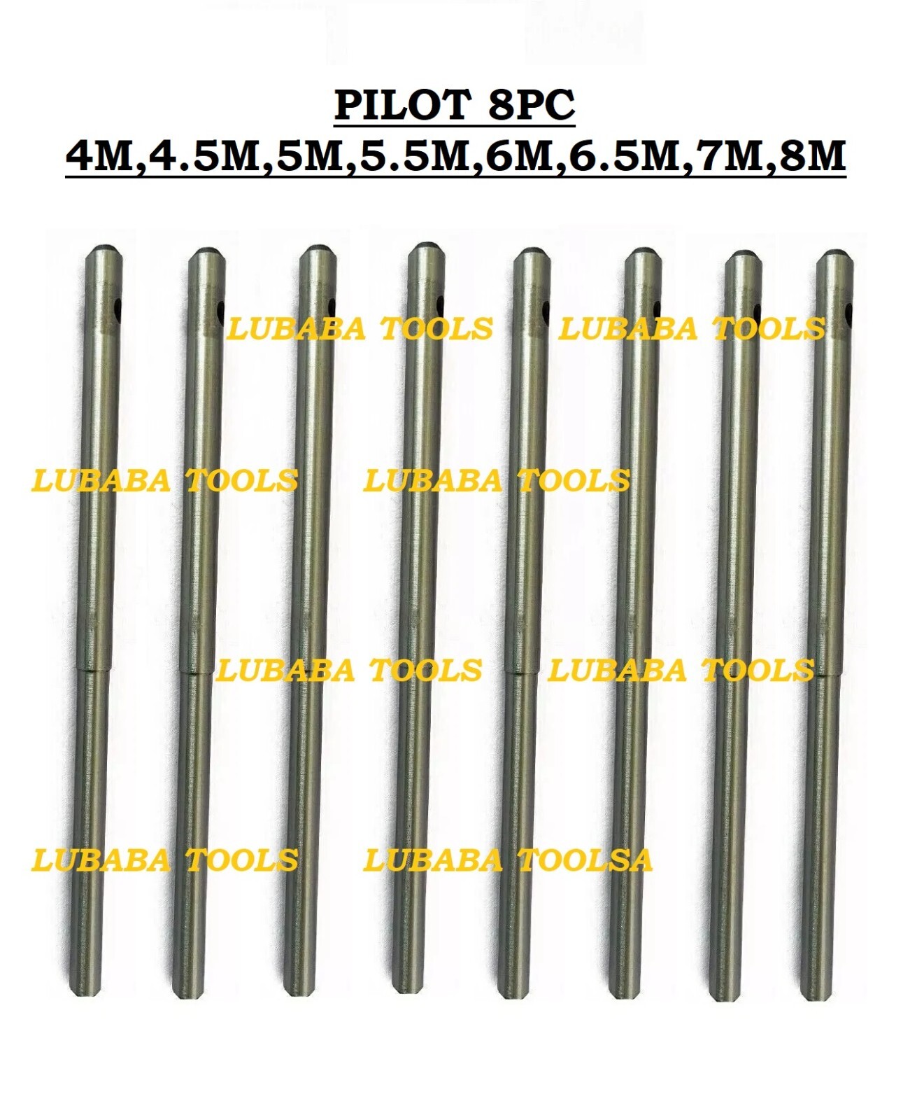 Valve Seat Grinding Pilot Set of All Sizes Sioux And Black and Decker 4mm 5/16″