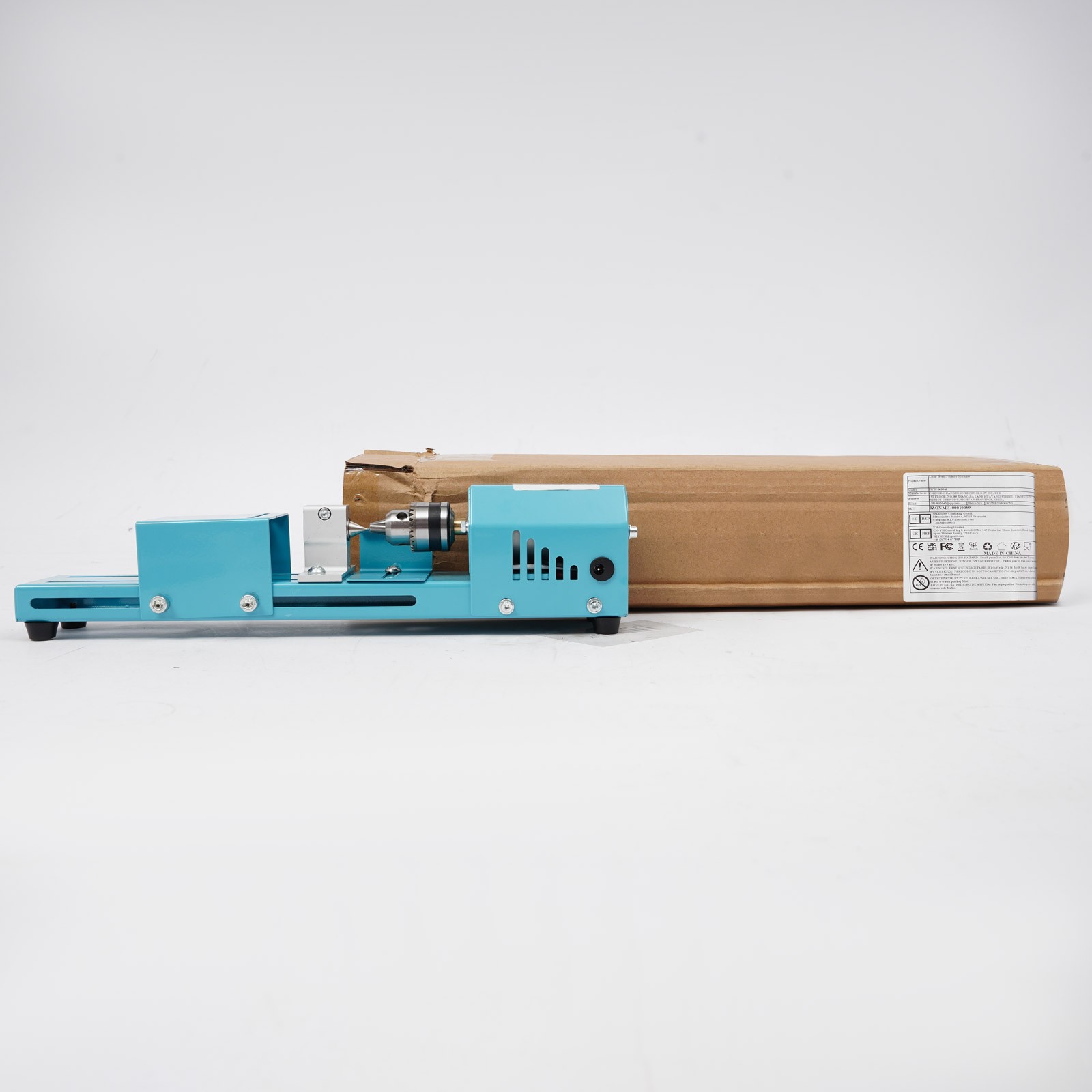 Mini Lathe Machine, Wood Lathe Milling Machine for Table, Mini Wood Lathe